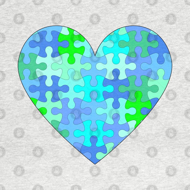 Heart of a Puzzle by Mey Designs